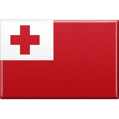 Magnet - Länderflagge Tonga - Gr. ca. 8x5,5 cm - 37839 - Kühlschrankmagnet