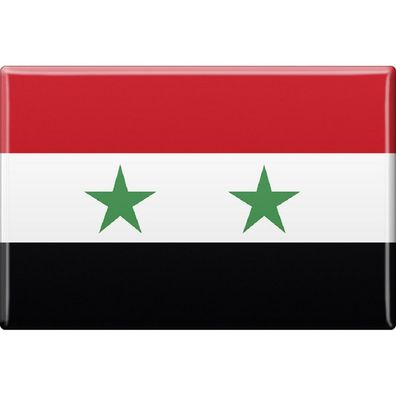 Magnet - Länderflagge Syrien - Gr. ca. 8x5,5 cm - 37834