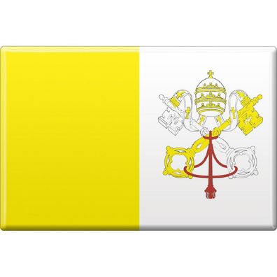 Magnet - Länderflagge Vatikanstadt - Gr. ca. 8x5,5 cm - 37852
