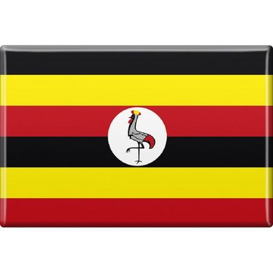 Magnet - Länderflagge Uganda - Gr. ca. 8x5,5 cm - 37847