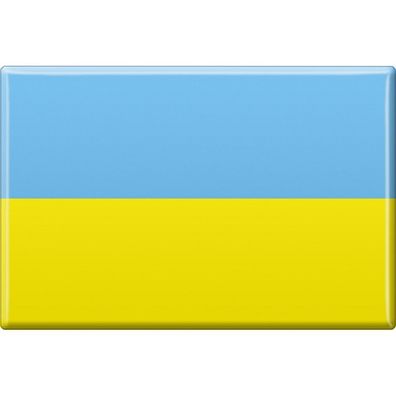 Magnet - Länderflagge Ukraine - Gr. ca. 8x5,5 cm - 37848