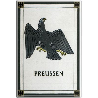 Magnet - Preussen - Gr. ca. 8 x 5,5 cm - 38795 - Küchenmagnet