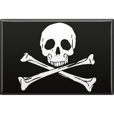 Magnet - Totenkopf - Gr. ca. 8 x 5,5 cm - 38864 - Küchenmagnet