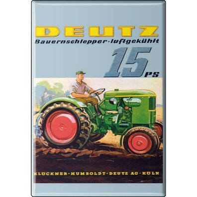 MAGNET - Traktor Deutz - Gr. ca. 8 x 5,5 cm - 36541 - Küchenmagnet