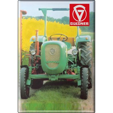 MAGNET - Traktor Güldner - Gr. ca. 8 x 5,5 cm - 36528 -Küchenmagnet