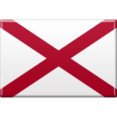 Magnet - US-Bundesstaat Alabama - Gr. ca. 8 x 5,5 cm - 37101 - Küchenmagnet