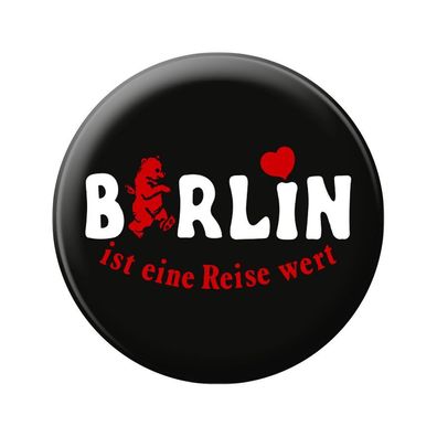 Magnetbutton - Berlin ist eine Reise wert - 16820 - Gr. ca. 5,7 cm