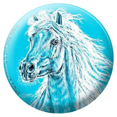 Magnetbutton Pferdemotiv - Haflinger - 16056 - Kollektion Bötzel