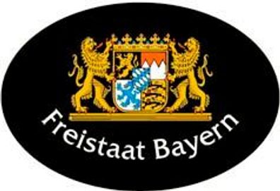 Magnetschild - Freistaat Bayern - Gr. ca. 5,7 cm - 303974