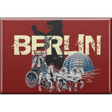 Städtemagnet - Berlin - Gr. ca. 8x5,5 cm - 38717 - Küchenmagnet