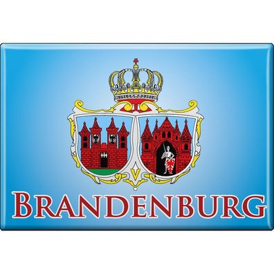 Städtemagnet - Brandenburg - Gr.8x5,5 cm - 38720 - Küchenmagnet
