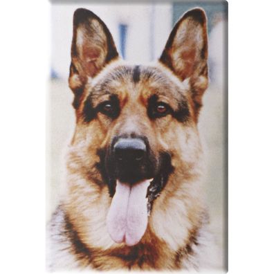 Tiermagnet - Hunde Schäferhund - Gr. ca. 8 x 5,5 cm - 38474 - Küchenmagnet