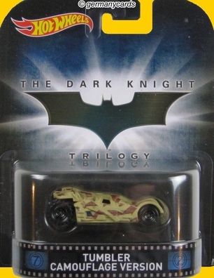 Spielzeugauto Hot Wheels 2016* The Dark Knight Triology Tumbler Camouflage Version