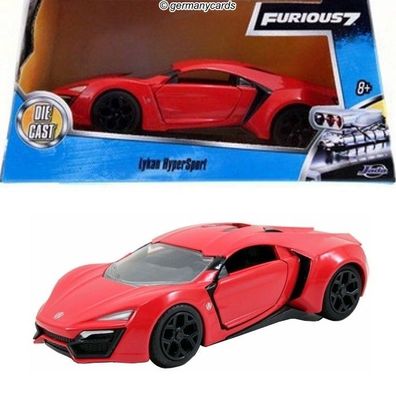 Spielzeugauto Jada* Lykan HyperSport Fast & Furious 7 (1:32) NEU OVP