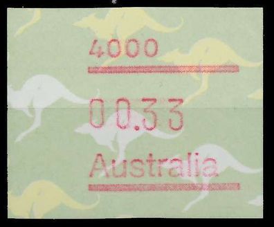 Australien ATM Nr ATM4-033 postfrisch X7E6392