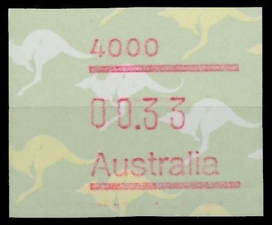 Australien ATM Nr ATM4-033 postfrisch X7E63C6