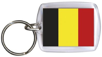 81023) Schlüsselanhänger - Belgien - Gr. ca. 4x5cm - 81023- WM Länder