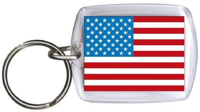 81180) Schlüsselanhänger Anhänger - USA - Gr. ca. 4x5cm - 81180 - Keyholder WM L