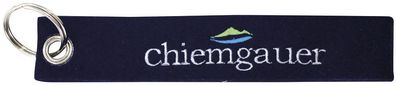 Filz-Schlüsselanhänger mit Stick Chiemgauer Gr. ca. 17x3cm 14178 schwarz