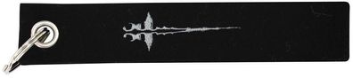 Filz-Schlüsselanhänger mit Stick Tribal Tattoo Gr. ca. 17x3cm 14171 schwarz