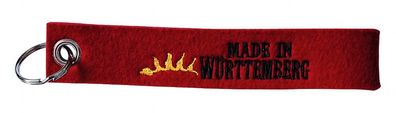 Filzschlüsselanhänger mit Motiv - MADE IN Württemberg - Gr. ca. 19x3cm - 14197 - K