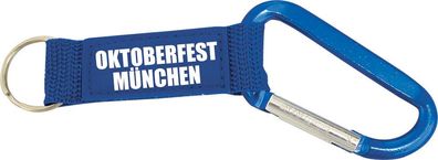 Karabiner-Schlüsselanhänger mit Druck - Oktoberfest München - Gr. ca. 16 x 2cm - K