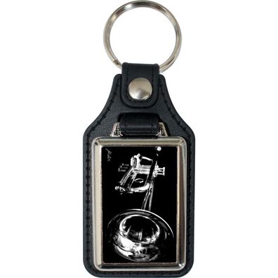 Leder-Schlüsselanhänger mit Motiv – Space Trumpet – 06275/5 aus der Serie ROC