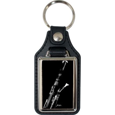 Leder-Schlüsselanhänger mit Motiv – Basson – 06271/5 aus der Serie ROCK YOU©