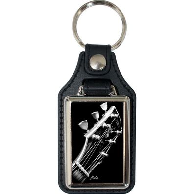 Leder-Schlüsselanhänger mit Motiv – Cosmic Guitar – 06272/4 aus der Serie ROCK