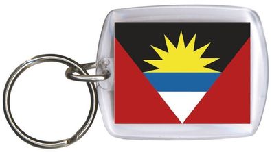 Schlüsselanhänger - Antigua & Barbuda - Gr. ca. 4x5cm - 81011 - WM Länder