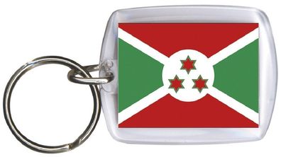 Schlüsselanhänger - Burundi - Gr. ca. 4x5cm - 81034 - Anhänger WM Länder