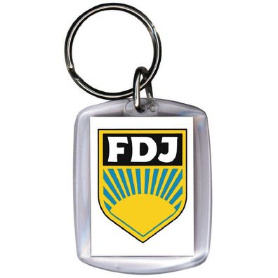 Schlüsselanhänger - FDJ - Gr. ca. 6x4cm - 03559