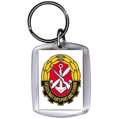 Schlüsselanhänger - Gesellschaft für Sport und Technik - Gr. ca. 6x4cm - 03562