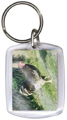 Schlüsselanhänger - Huhn - Gr. ca. 60x40mm - 03418