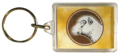 Schlüsselanhänger - Schaf - Gr. ca. 60x40mm - 03336
