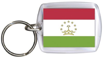 Schlüsselanhänger - Tadschikistan - Gr. ca. 4x5cm - 81165 - Keyholder WM Länder