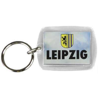Schlüsselanhänger - Wappen Leipzig - Gr. ca. 6x4cm - 03365