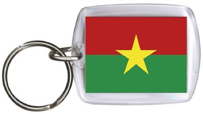 Schlüsselanhänger Anhänger - Burkina FASO - Gr. ca. 4x5cm - 81033- WM Länder