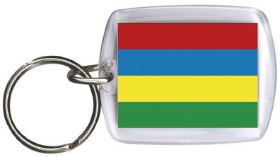 Schlüsselanhänger Anhänger - Mauritius - Gr. ca. 4x5cm - 81105 - Keyholder WM Län