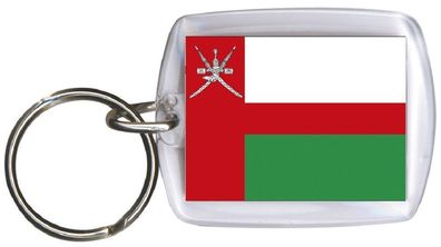 Schlüsselanhänger Anhänger - OMAN - Gr. ca. 4x5cm - 81124 - Keyholder WM Länder