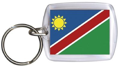 Schlüsselanhänger Anhänger - Namibia - Gr. ca. 4x5cm - 81114 - Keyholder WM Länd