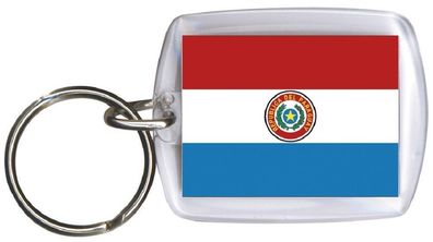 Schlüsselanhänger Anhänger - Paraguay - Gr. ca. 4x5cm - 81128 - Keyholder WM Län