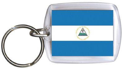 Schlüsselanhänger Anhänger - Nicaragua - Gr. ca. 4x5cm - 81118 - Keyholder WM Lä