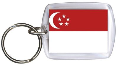 Schlüsselanhänger Anhänger - Singapur - Gr. ca. 4x5cm - 81150 - Keyholder WM Län