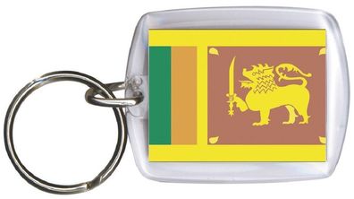 Schlüsselanhänger Anhänger - SRI LANKA - Gr. ca. 4x5cm - 81155 - Keyholder WM Län
