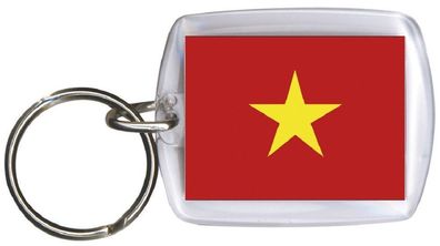 Schlüsselanhänger Anhänger - Vietnam - Gr. ca. 4x5cm - 81185 - Keyholder WM Lände
