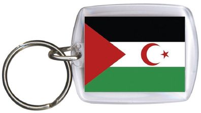 Schlüsselanhänger Anhänger - Westsahara - Gr. ca. 4x5cm - 81186 - Keyholder WM Lä