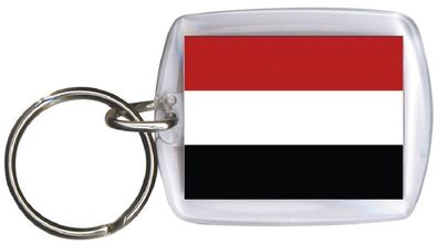 Schlüsselanhänger Keyholder - JEMEN - Gr. ca. 4x5cm - 81073 - WM Länder