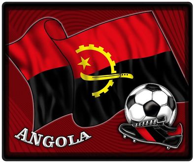Mousepad Mauspad mit Motiv - Angola Fahne Fußball Fußballschuhe - 83012 - Gr. ca. 2