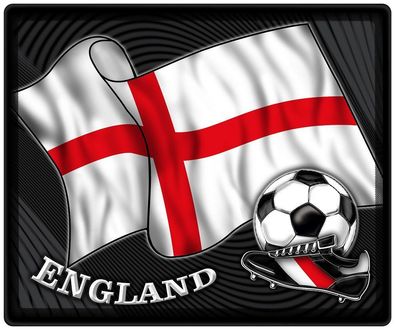Mousepad Mauspad mit Motiv - England Fahne Fußball Fußballschuhe - 83189 - Gr. ca.